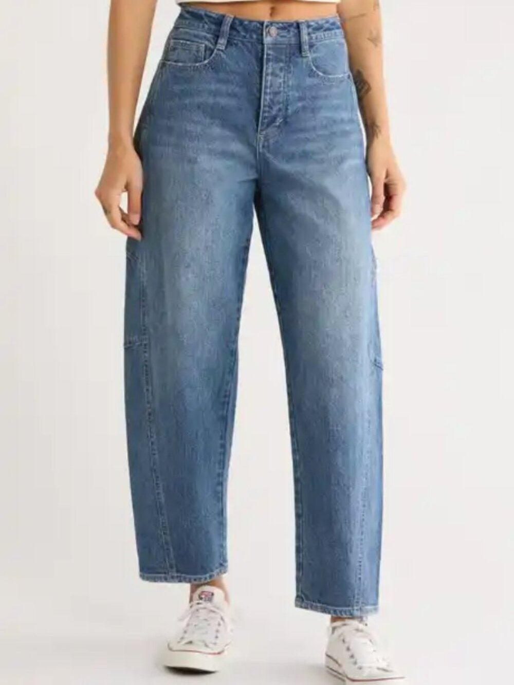 NEW! HABITUAL BRANT HIGH RISE BARREL JEANS
